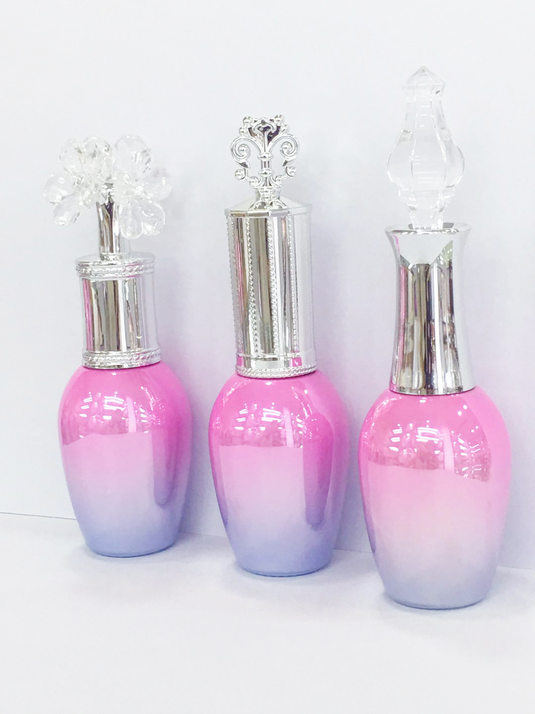 design your own custom mermaid cap classic bottle empty cosmetic nail polish bottle with packaging