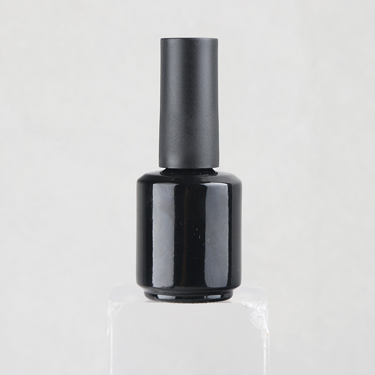 design your own wholesale 10 ml black gel polish bottle nail polish container