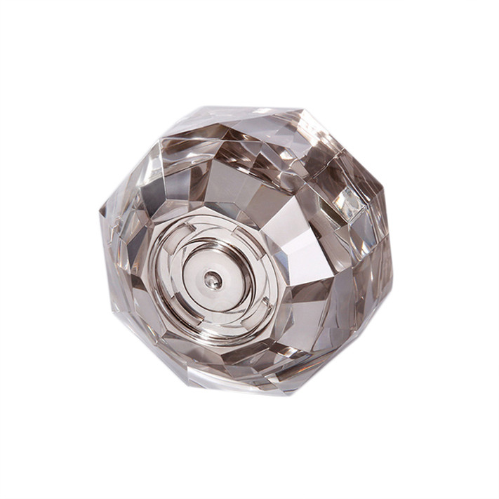 diamonds clear cream plastic acrylic jars cosmetics jars with lids, luxury cosmetic jars