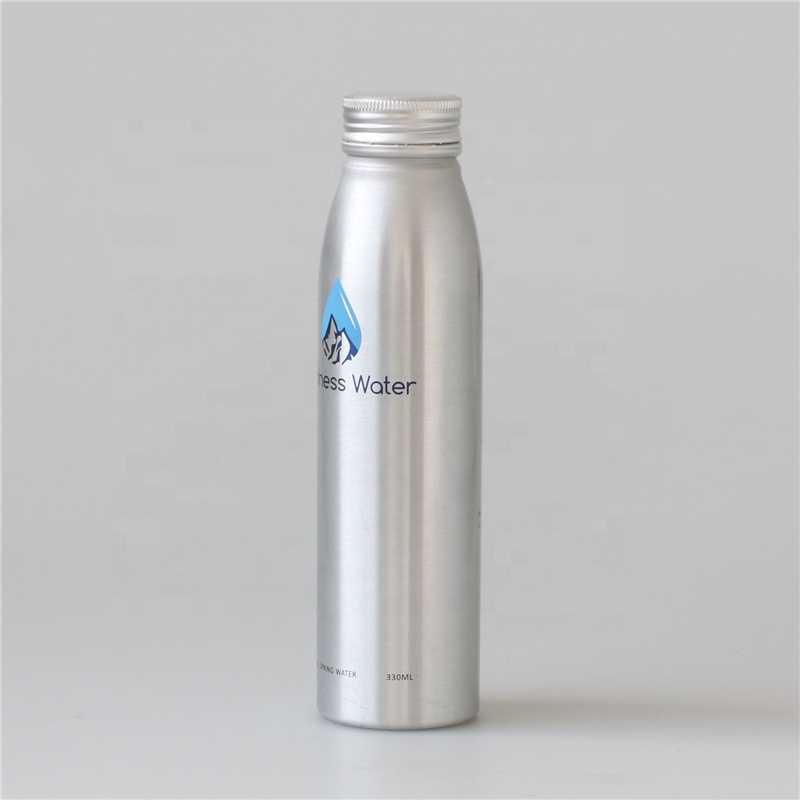 disposable aluminum mineral water bottle design