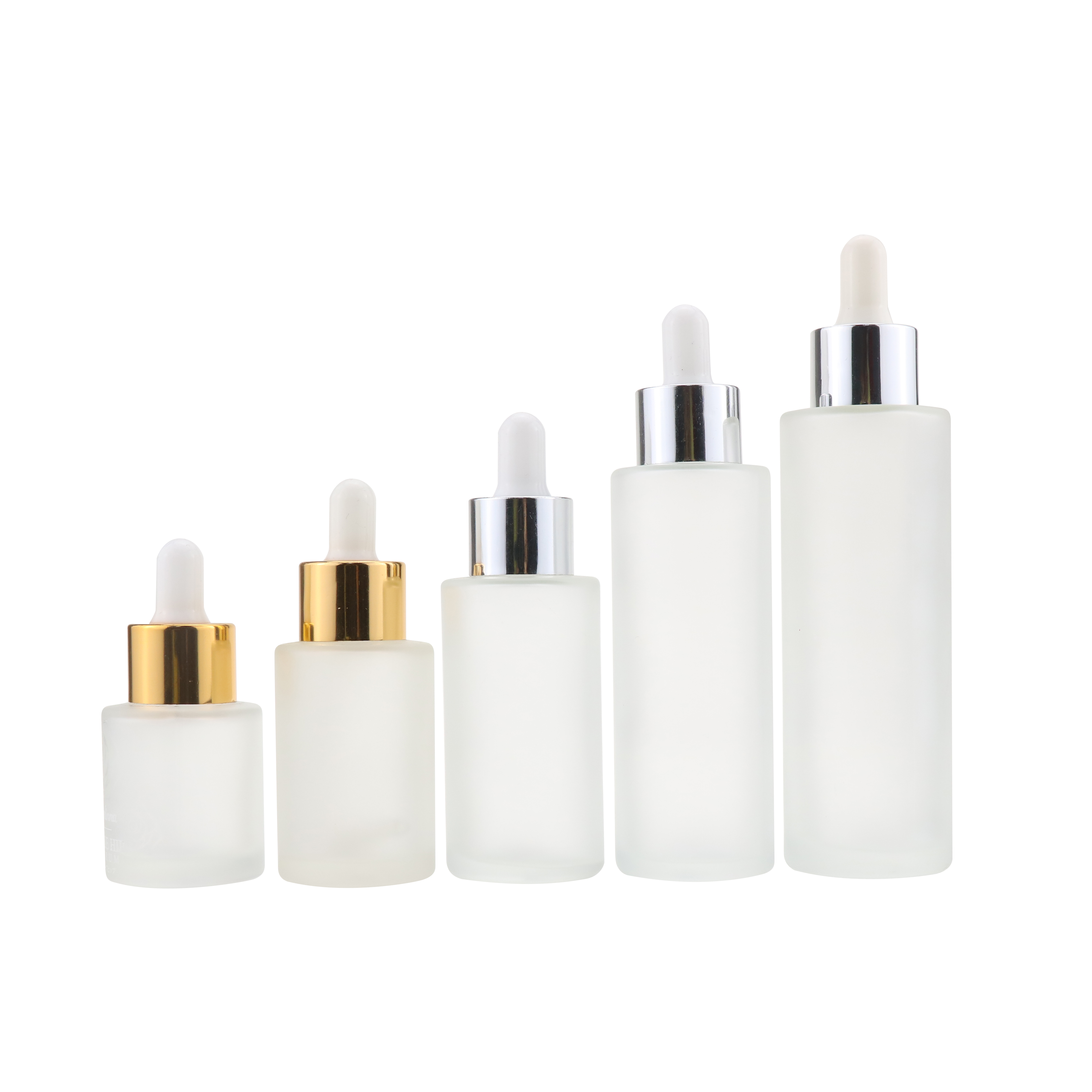 dropper bottle 30ml Glass essential oil dropper bottle printing with aluminium cap