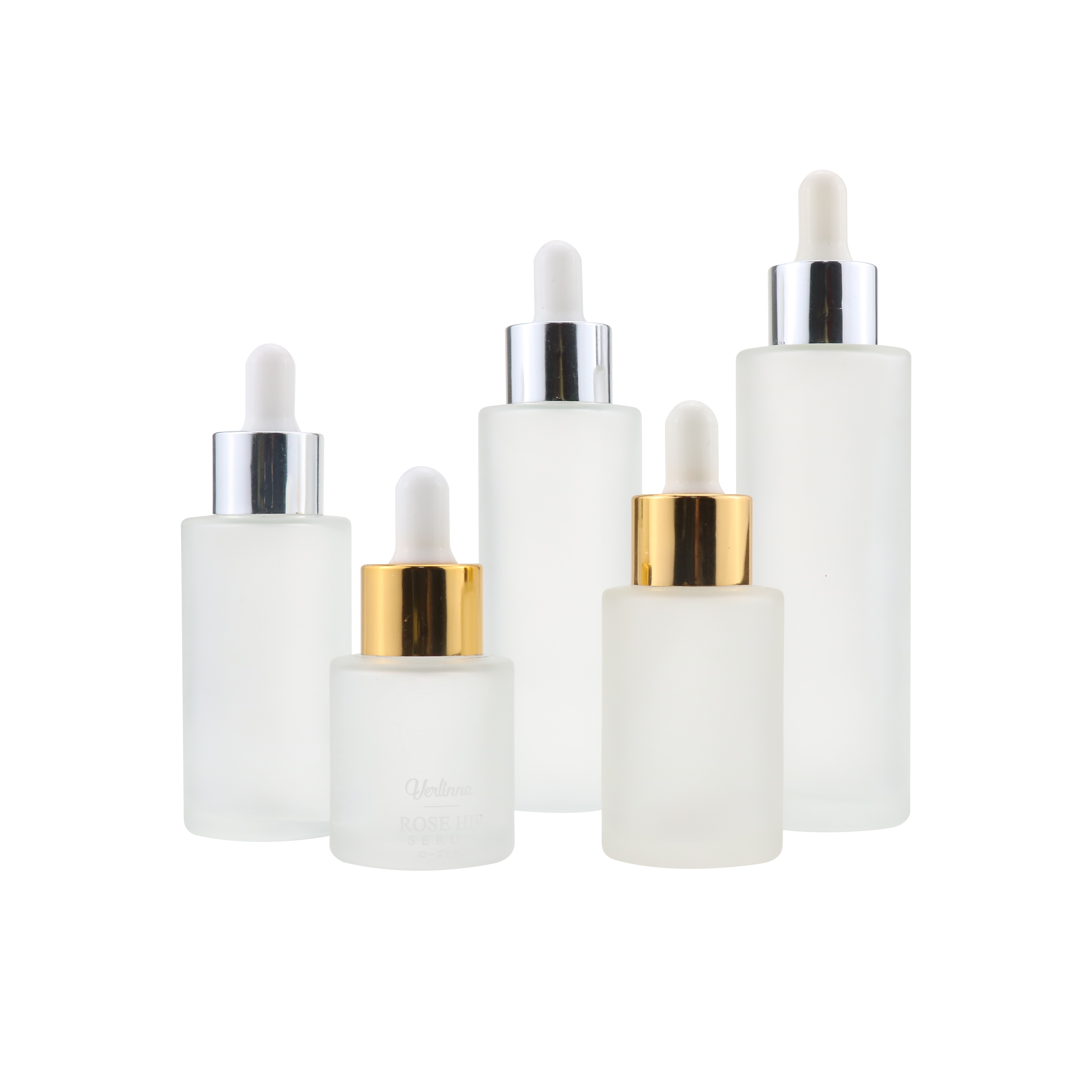 dropper bottle 30ml Glass essential oil dropper bottle printing with aluminium cap