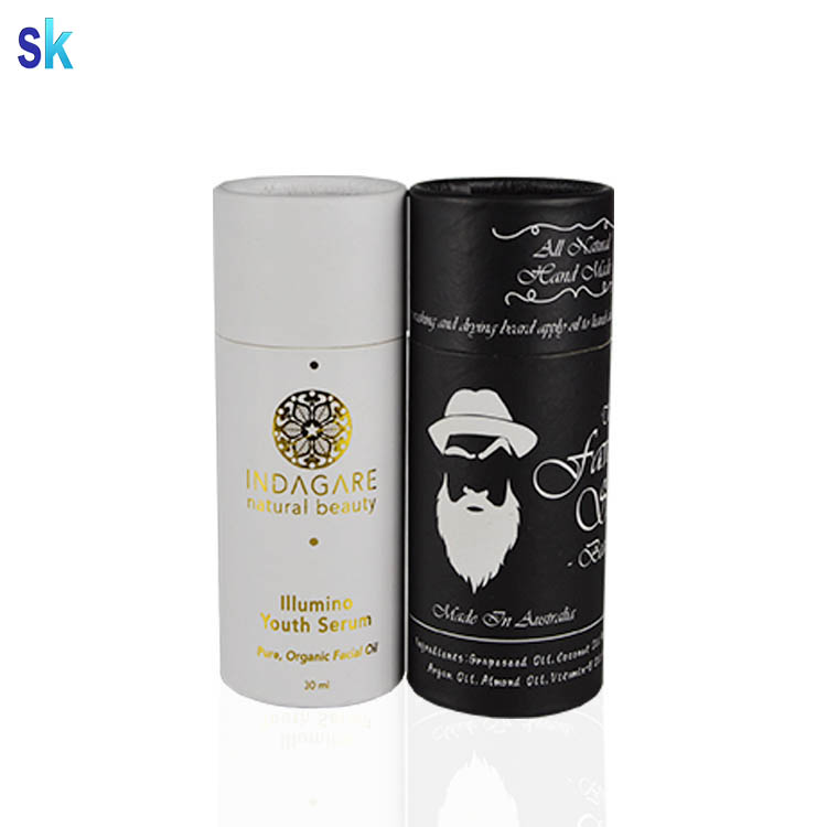 dropper bottle 30ml round paper tube gift box