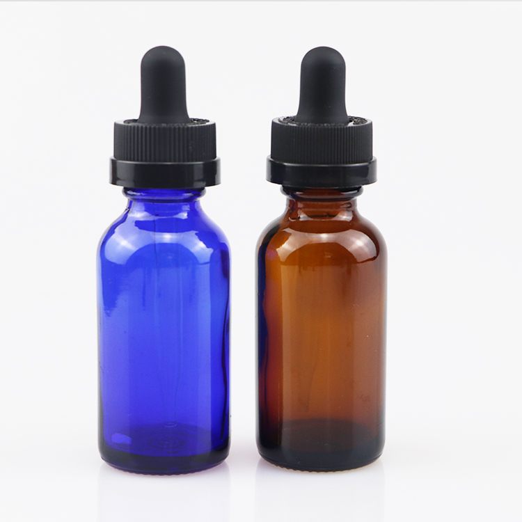 dropper bottles glass amber cosmetic brown glass bottles 30ml amber boston round glass bottles