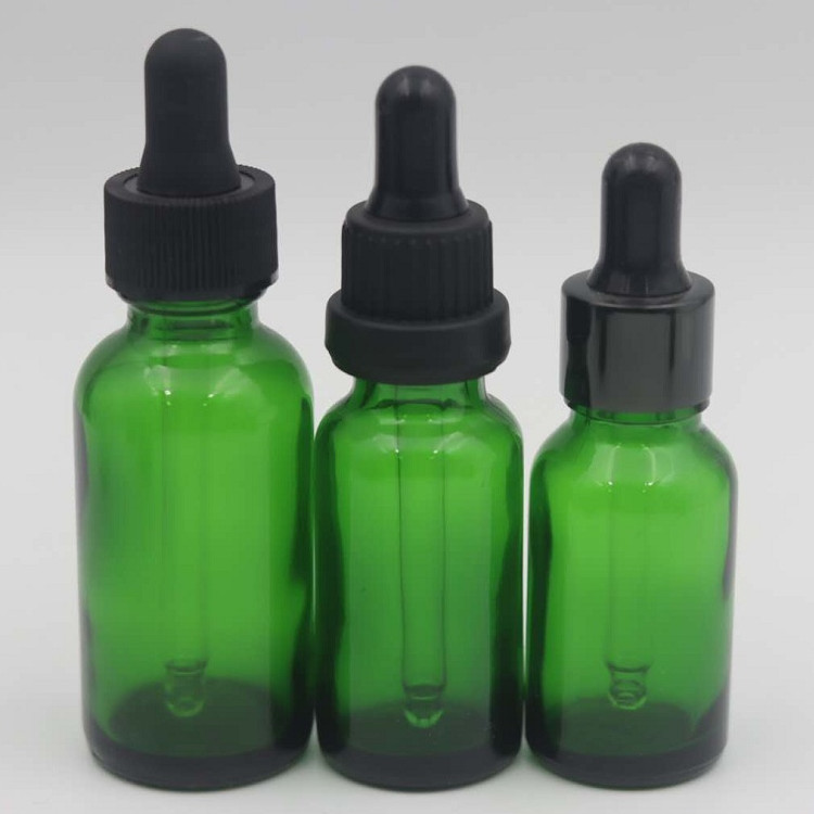 dropper green drop essential 30 ml skincare bottles