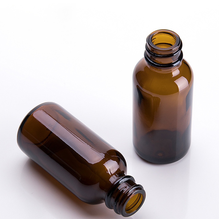 e liquid 30ml boston round brown glass dropper bottle 1 oz