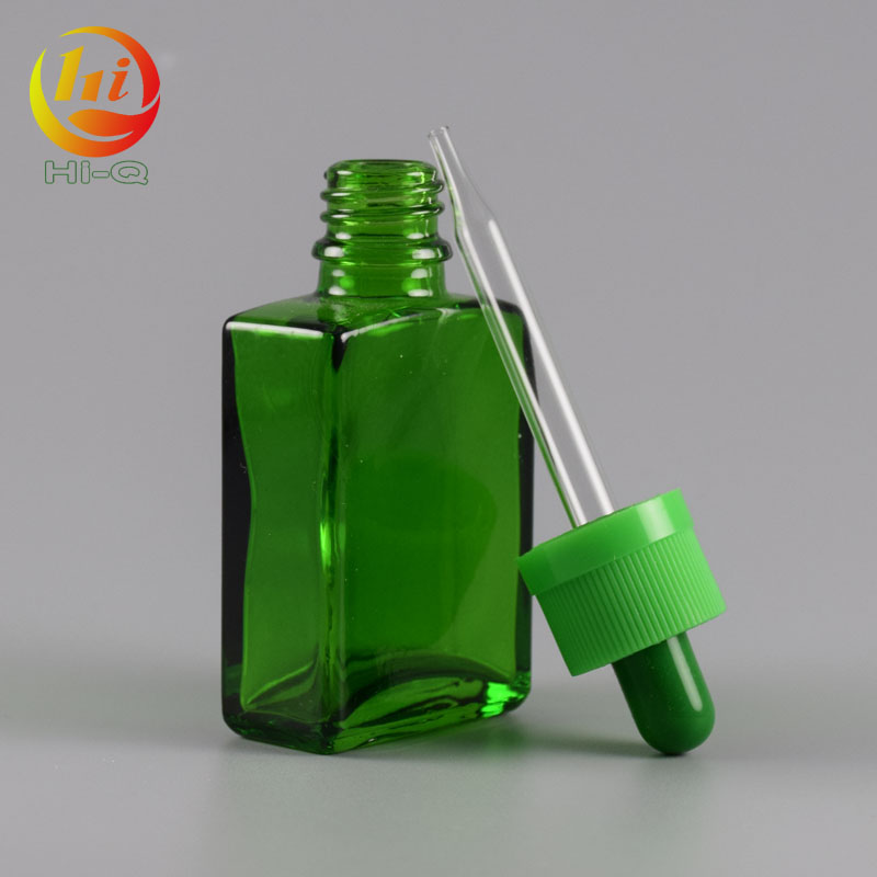e liquid 30ml french square bottle 60ml glass essential oil rectangle dropper bottle with pipette