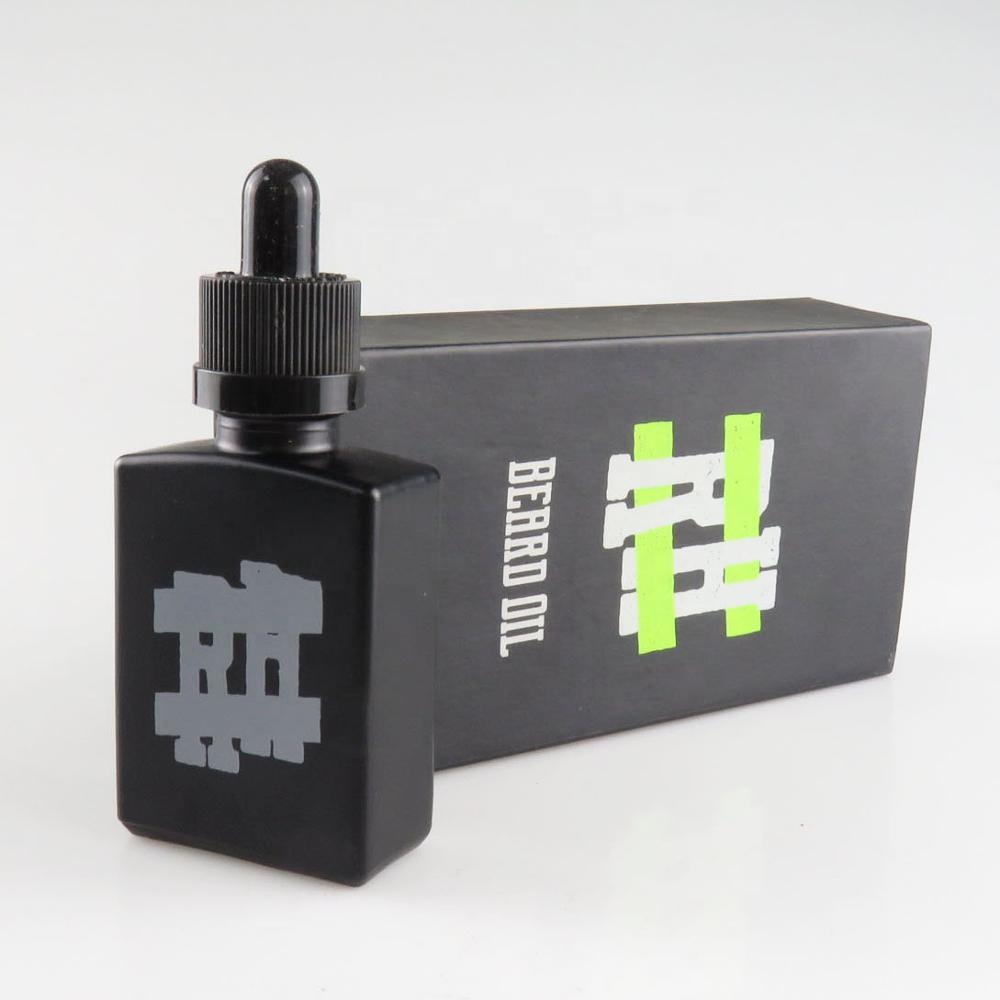 e liquid 30ml matte black rectangular glass bottels with bottle packing gift box