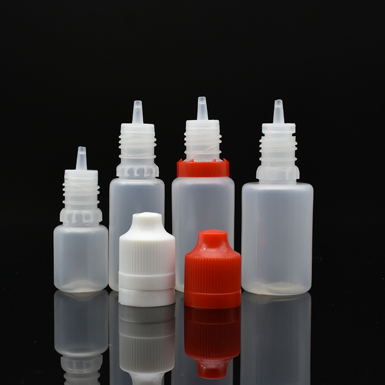 e liquid 5ml 10ml 20ml 30ml 50ml 100ml 120ml eye drop PE Plastic dropper bottle with tamper proof lid