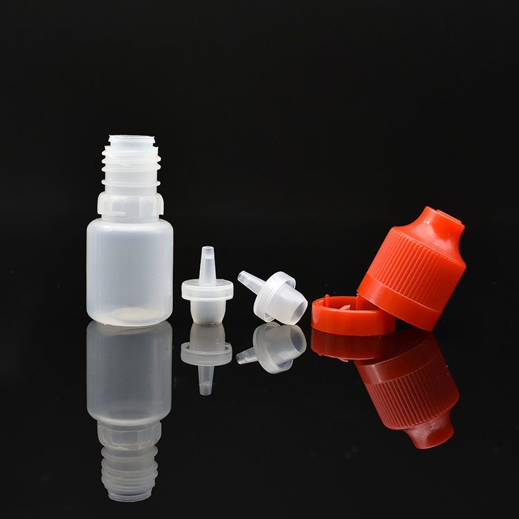 e liquid 5ml 10ml 20ml 30ml 50ml 100ml 120ml eye drop PE Plastic dropper bottle with tamper proof lid