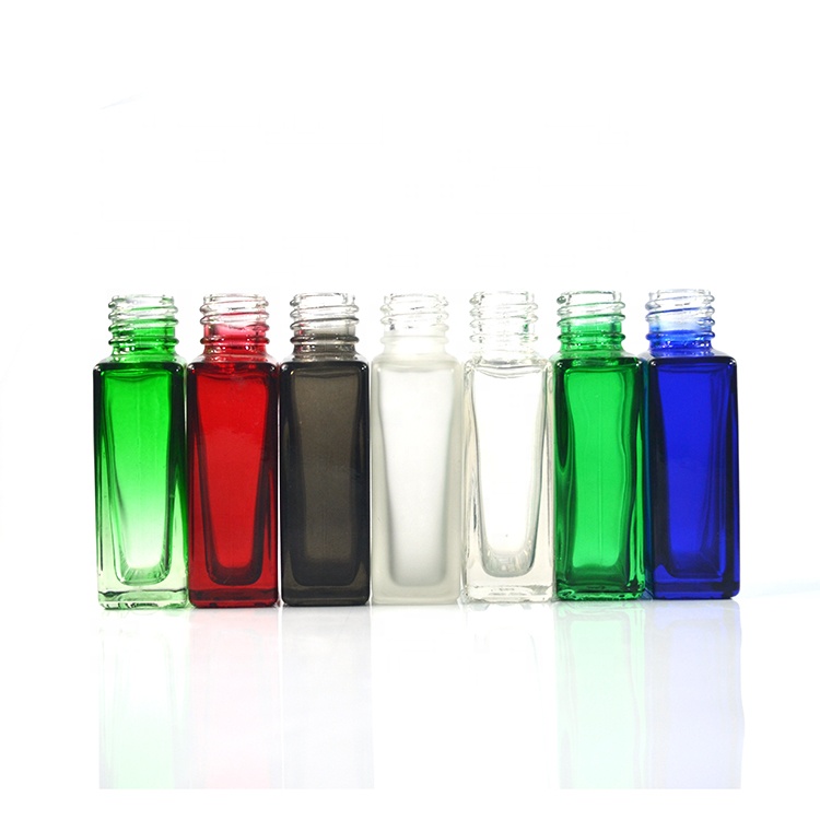 e liquid Matte black clear white 30ml 50ml 100ml rectangle glass dropper Essential oil bottle with childproof cap with paper box