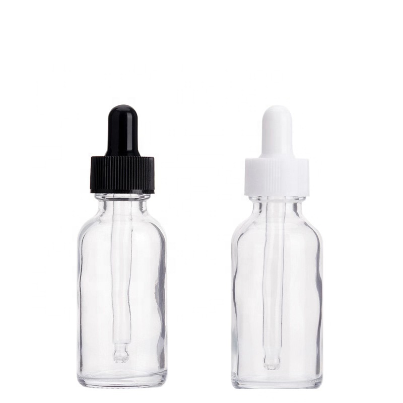 e liquid glass bottle 1oz 2oz 4oz 15ml 30ml 60ml 120ml boston round bottle with plastic screw cap