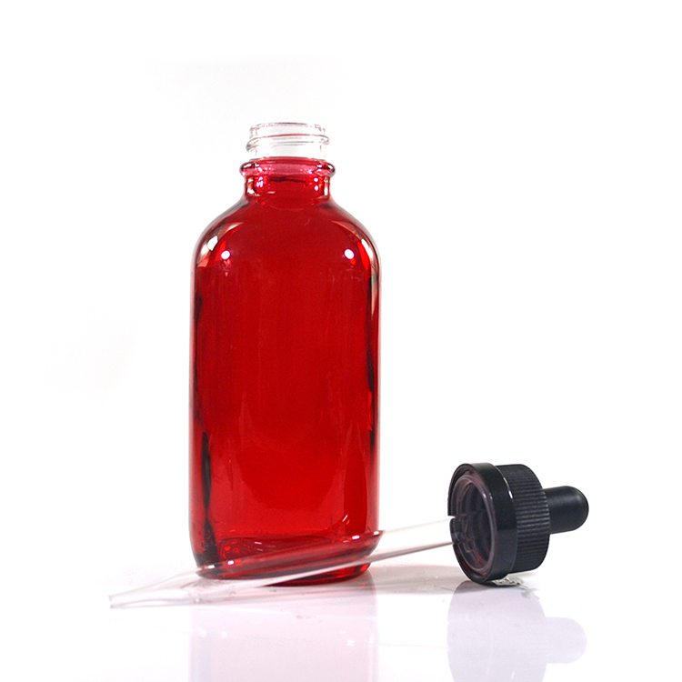 e liquid packing blue green amber 1oz 2oz 4oz customize e juice boston round glass dropper essential oil bottle