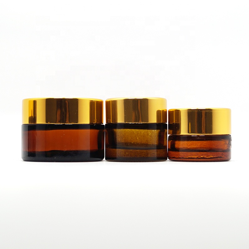 eco containers custom made glass jars cosmetic cream sample packaging