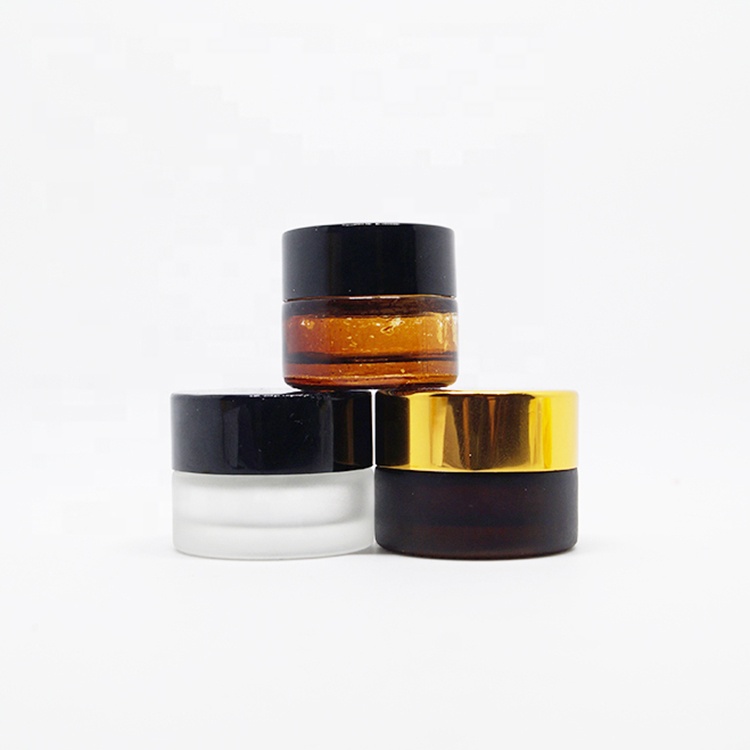 eco containers custom made glass jars cosmetic cream sample packaging