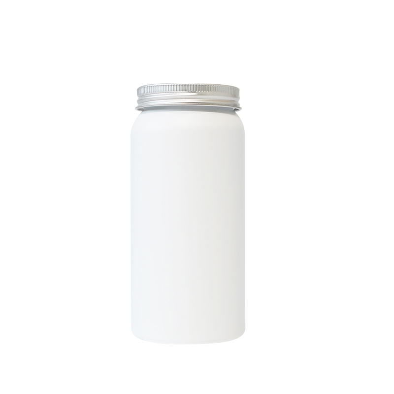 eco friendly 100ml 150ml vitamin aluminum pill bottle metal good sealing wide mouth supplement