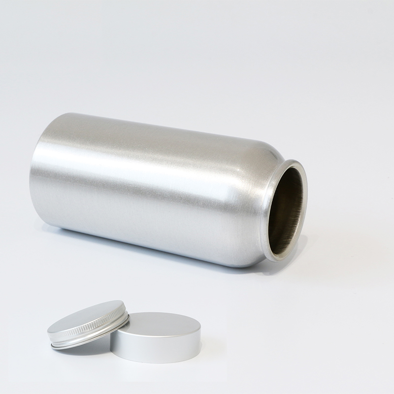 eco friendly 100ml 150ml vitamin aluminum pill bottle metal good sealing wide mouth supplement