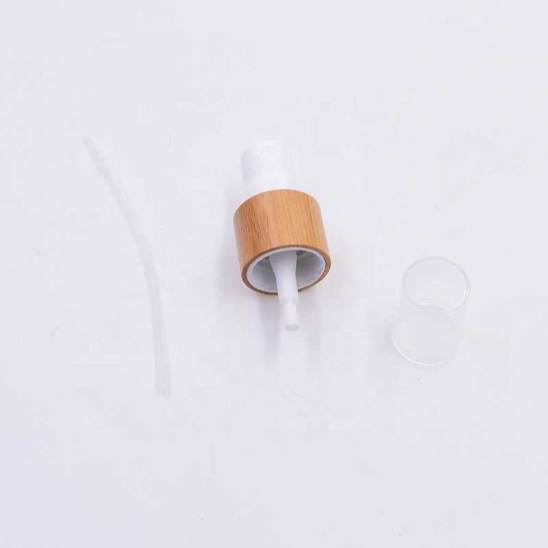 eco friendly 10ml 30ml 50ml 100ml frosted wooden bamboo cap fine mist sprayer glass essential oil spray bottles with pump spray