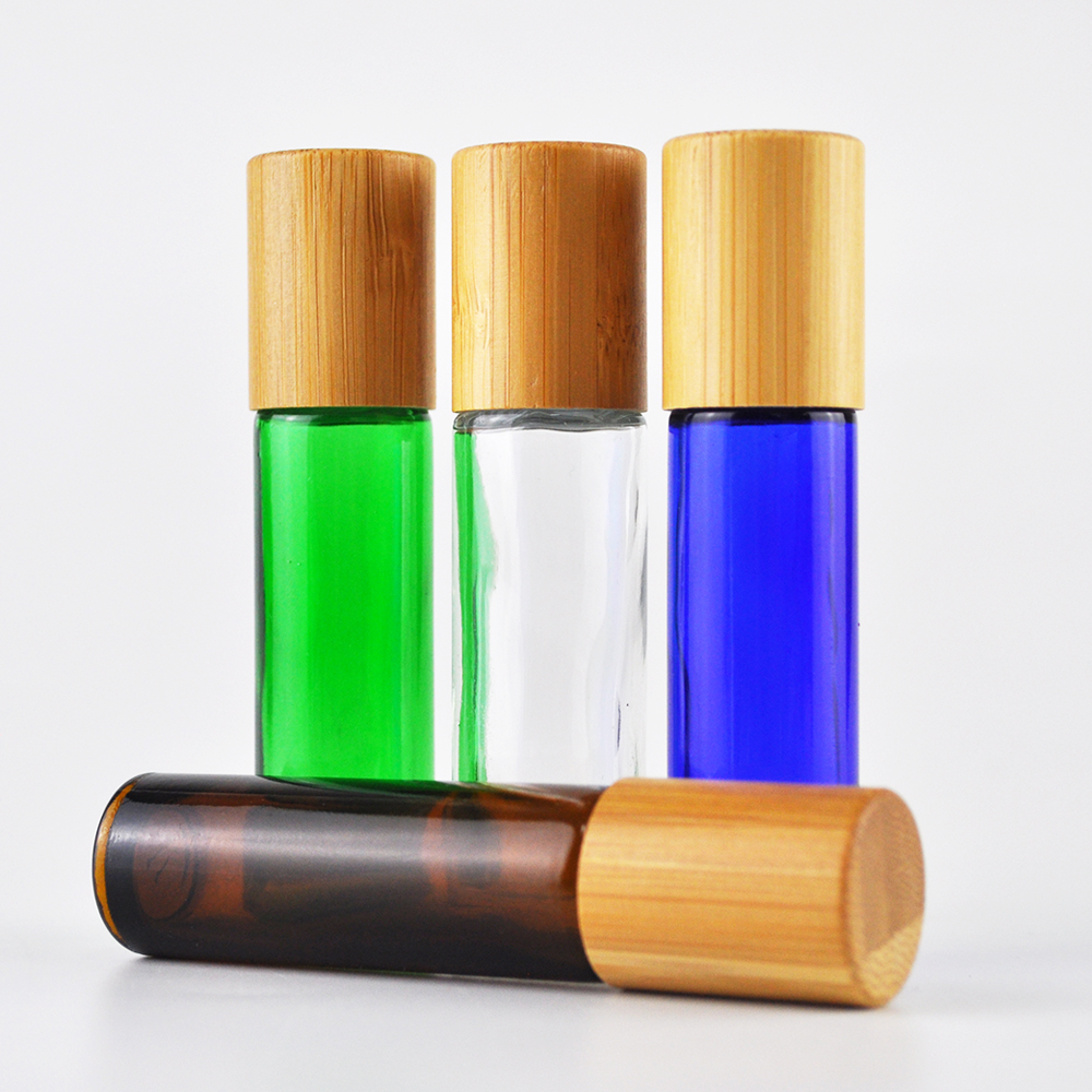 eco friendly 10ml frosted glass roll on perfume essential oil bottles