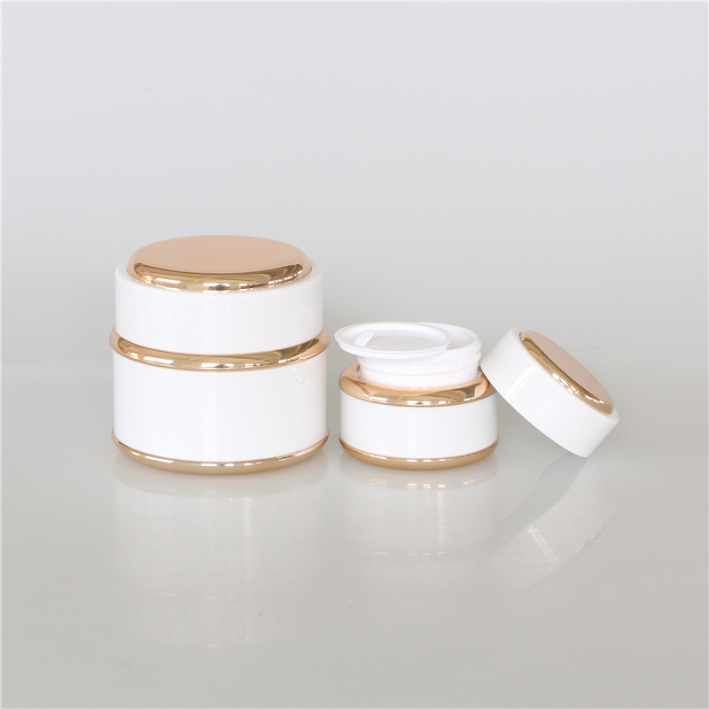 eco friendly 15g 30g 50g plastic cosmetic jar with screw cap