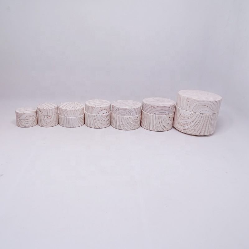 eco friendly 50ml empty unique cosmetic water transfer printing containers face cream jar with lid