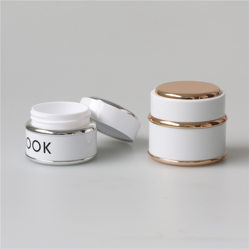 eco friendly 5g 7g 15g 30g 50g plastic cosmetic gel jars with custom color