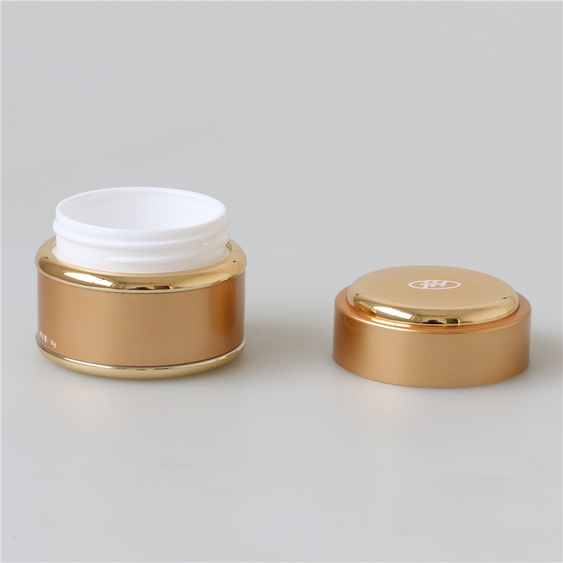 eco friendly 5g 7g 15g 30g 50g plastic cosmetic gel jars with custom color