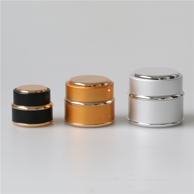 eco friendly 5ml 7ml 15ml 30ml 50ml empty plastic cosmetic packaging cream jars