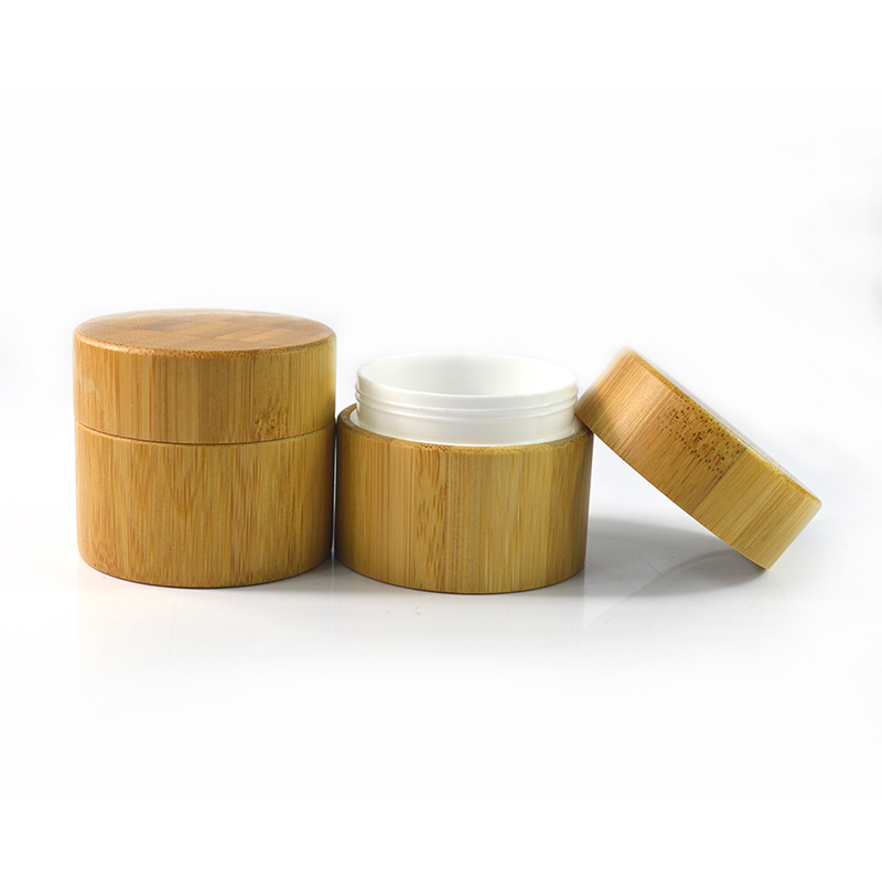 eco friendly Natural Bamboo Jar With Bamboo Lid 5g 10g 15g 20g 30g 50g 100g 150g 250g empty face cream Cosmetic Packaging
