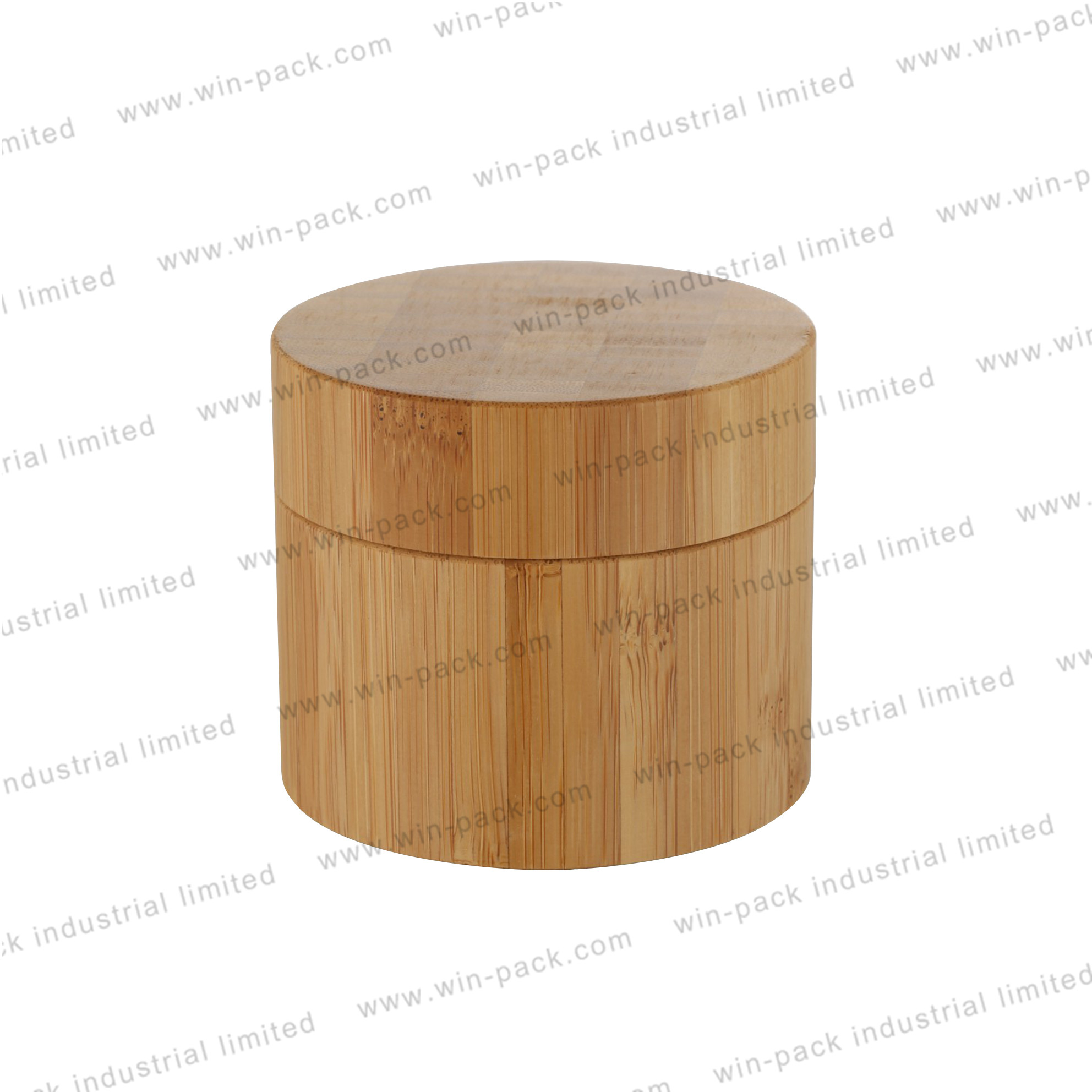 eco friendly bamboo plastic cosmetics cream empty jar 50g 100g