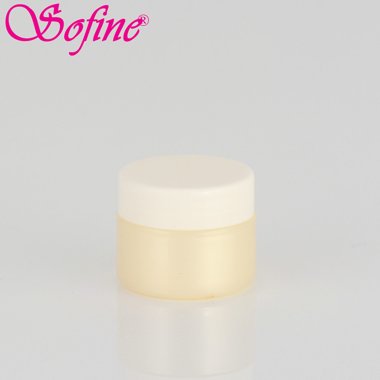 eco friendly cosmetic container plastic skin eye gel small jar