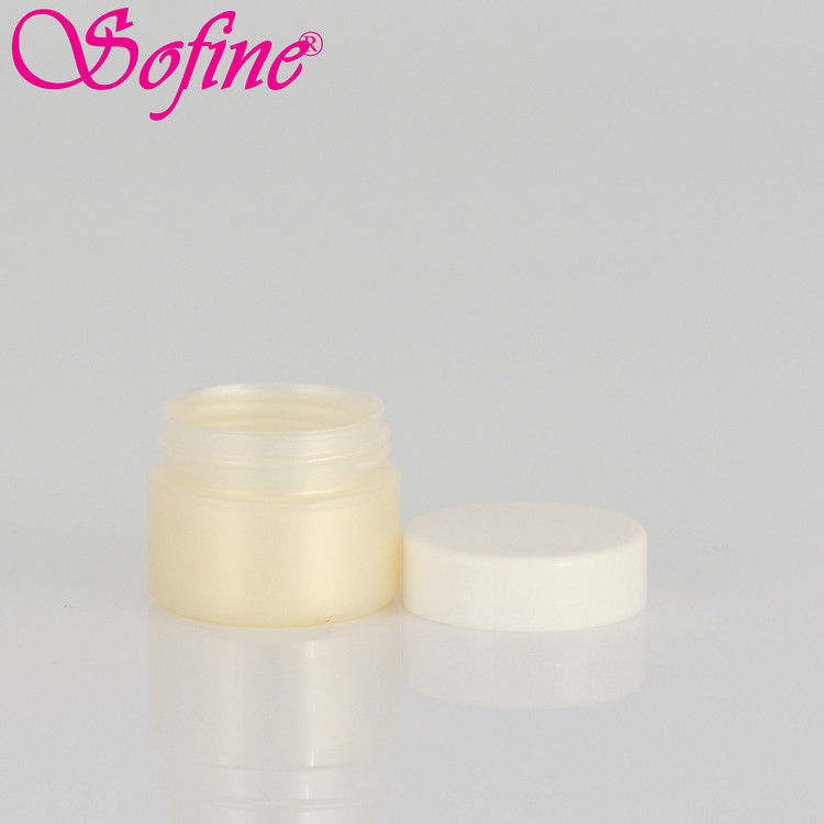 eco friendly cosmetic container plastic skin eye gel small jar