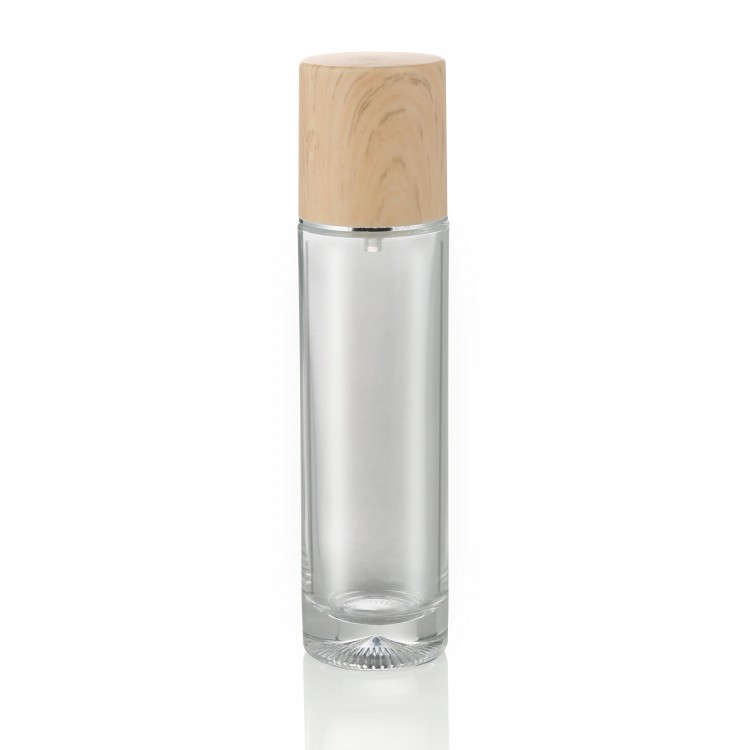 eco friendly cosmetic containers 15g 30g 50g cosmetic jar 100ml bamboo spray bottle with bamboo cap