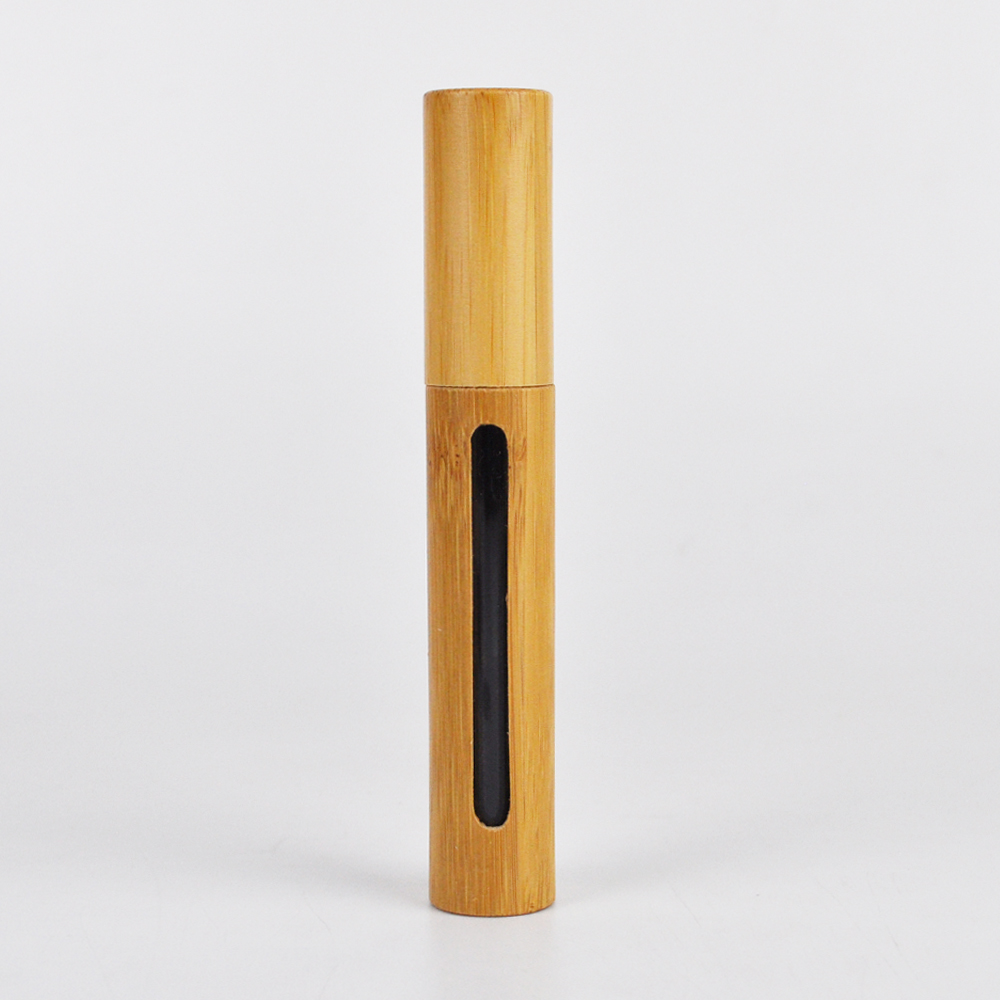 eco friendly cosmetic packaging tube 6g bamboo empty mascara tube with inner