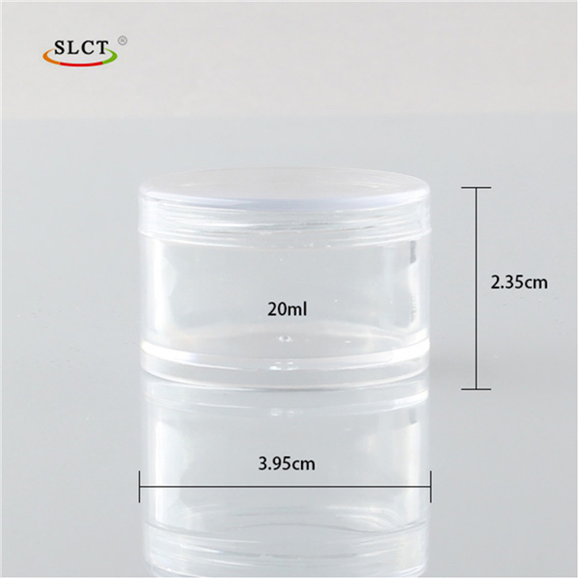 eco friendly custom 20g empty plastic cream container for makeup cosmetic