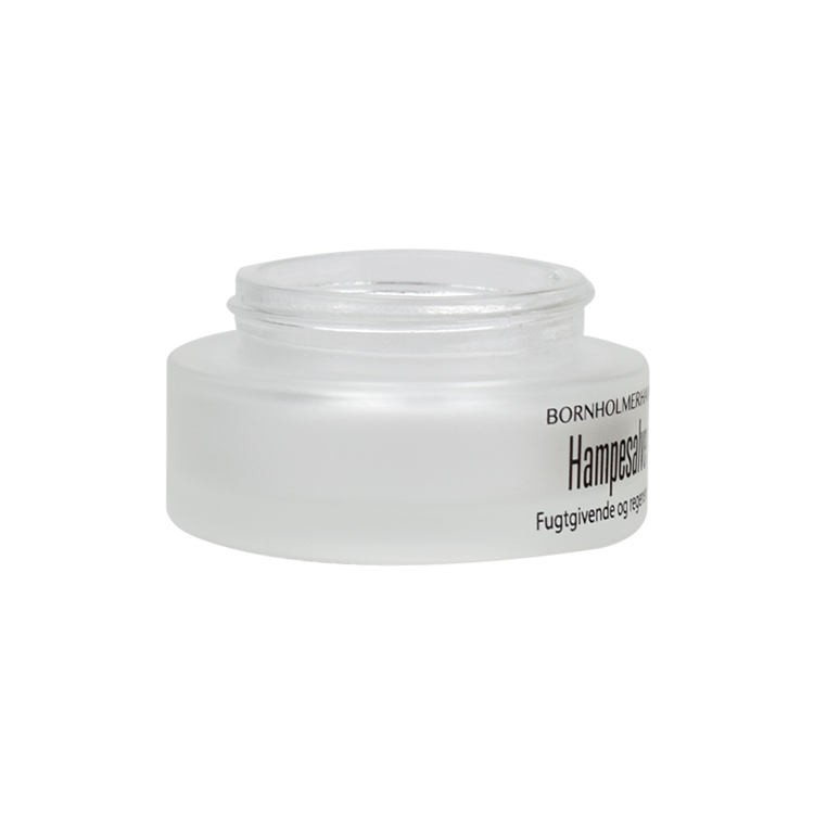 eco-friendly custom 5g 15g 30g 50g 100g clear frosted glass cream empty jar with bamboo lid