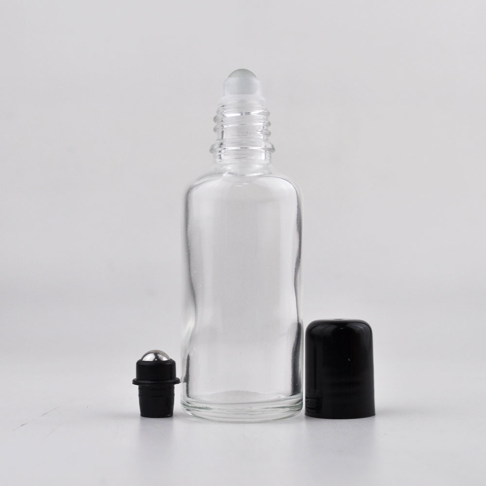 eco friendly deodorant black greenglass bottles with roller ball 10m 30ml 50ml