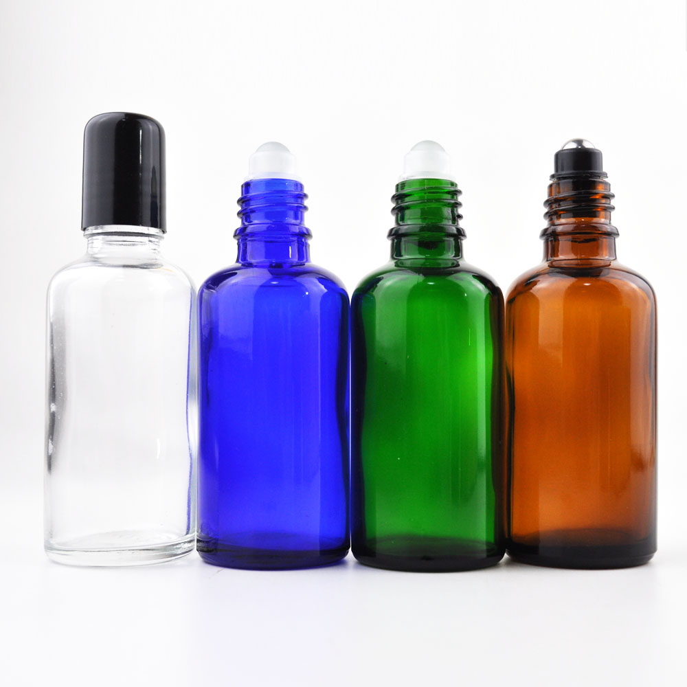 eco friendly deodorant black greenglass bottles with roller ball 10m 30ml 50ml