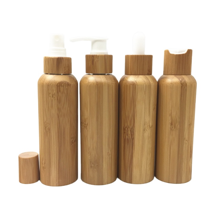 eco friendly empty bamboo perfume container