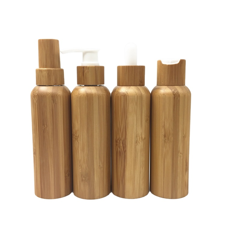 eco friendly empty bamboo perfume container