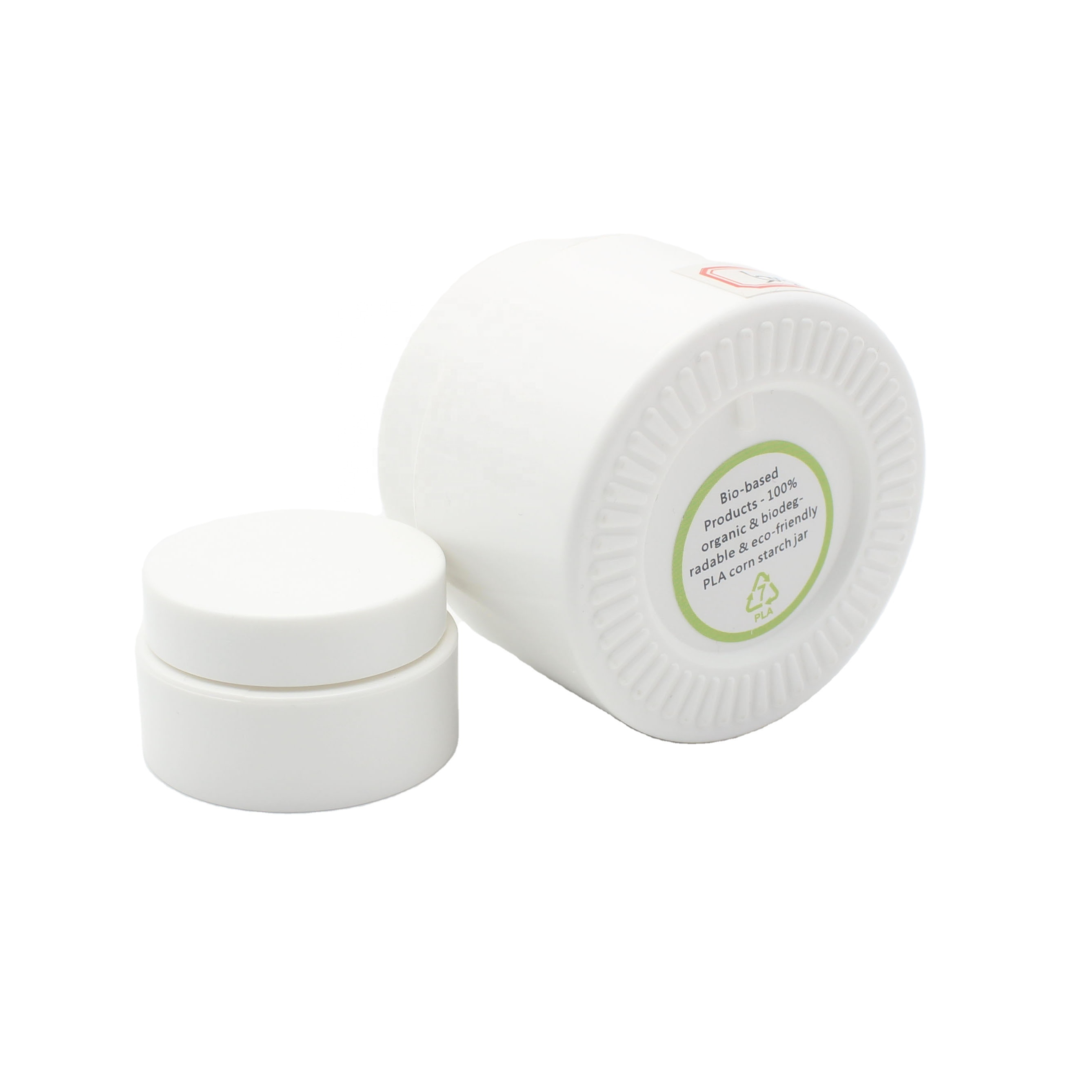 eco friendly lip balm jar pla cosmetic skin care packaging environmentally friendly material PLAJ-021