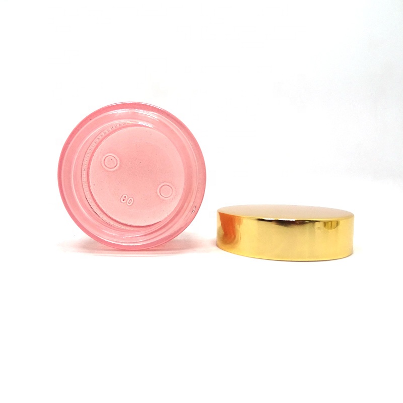 eco friendly luxury 5g 10g 15g 20g 30g 50g 100g empty cosmetic fancy cream glass jar with golden silver lid