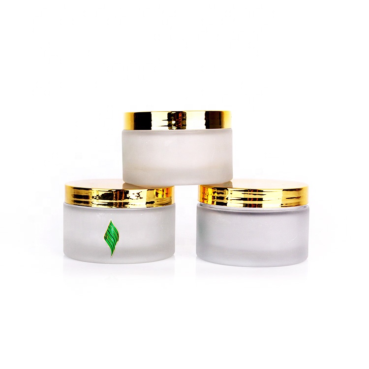 eco-friendly round  200ml cosmetic cream glass jar
