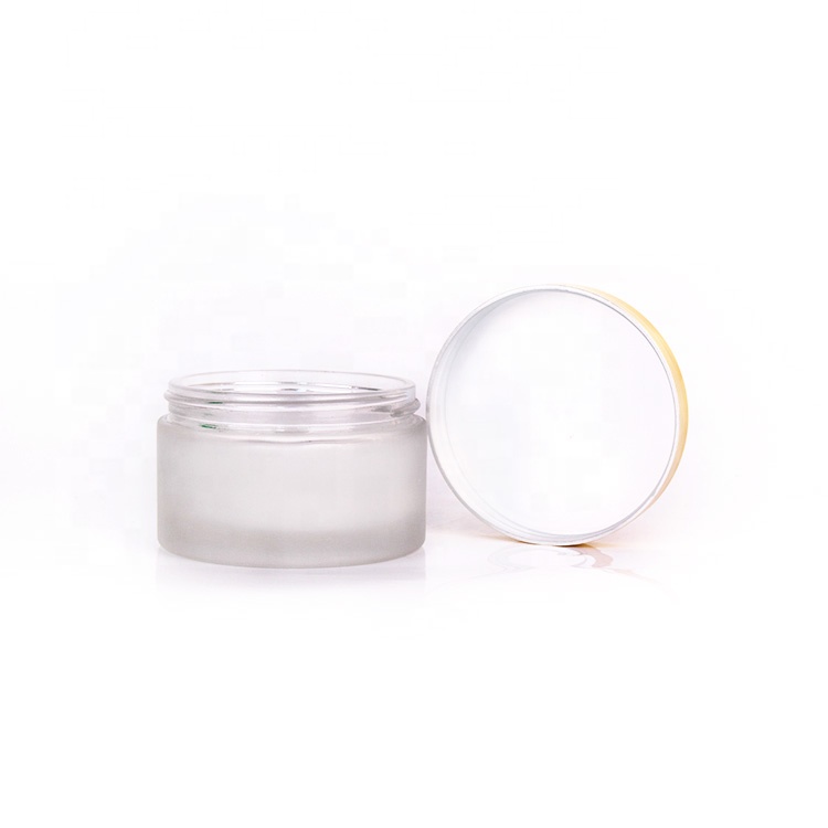 eco-friendly round 200ml cosmetic cream glass jar