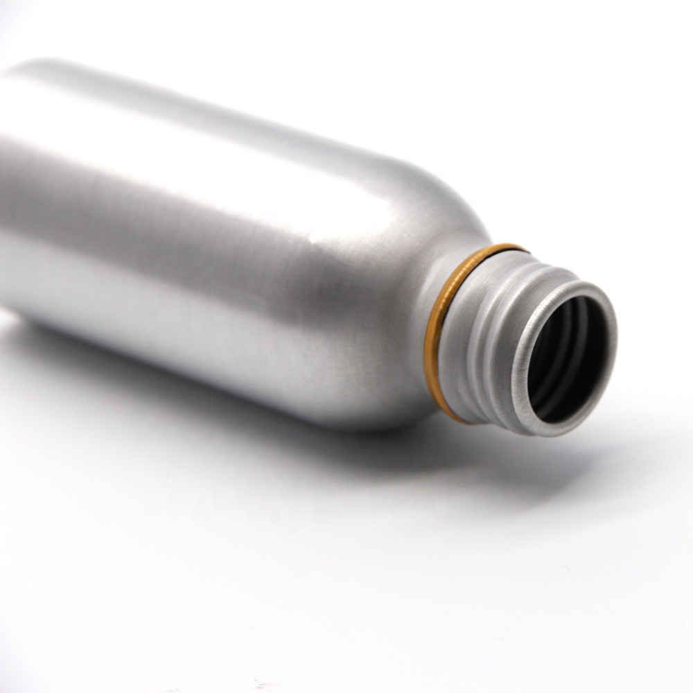 eco friendly unique customized design aluminum empty wholesale metal beverage bottle aluminum