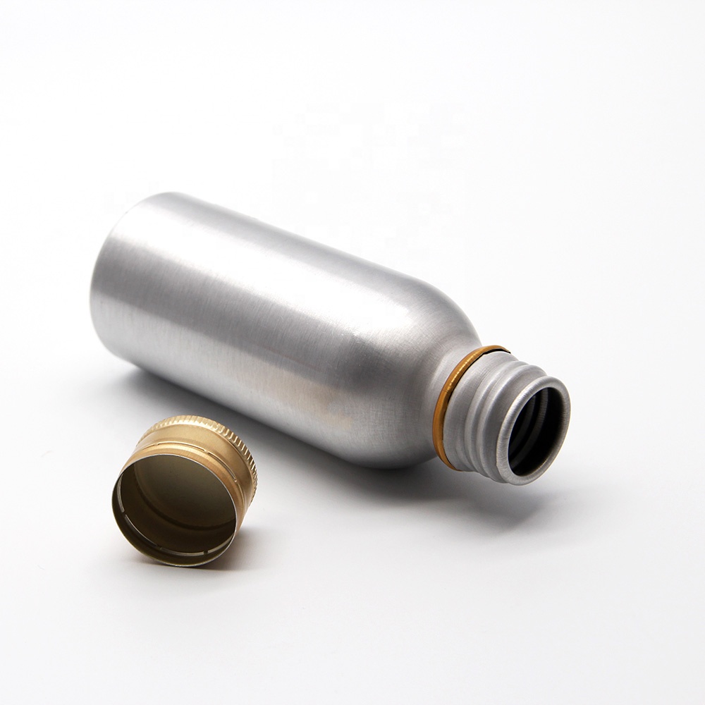 eco friendly unique customized design aluminum empty wholesale metal beverage bottle aluminum