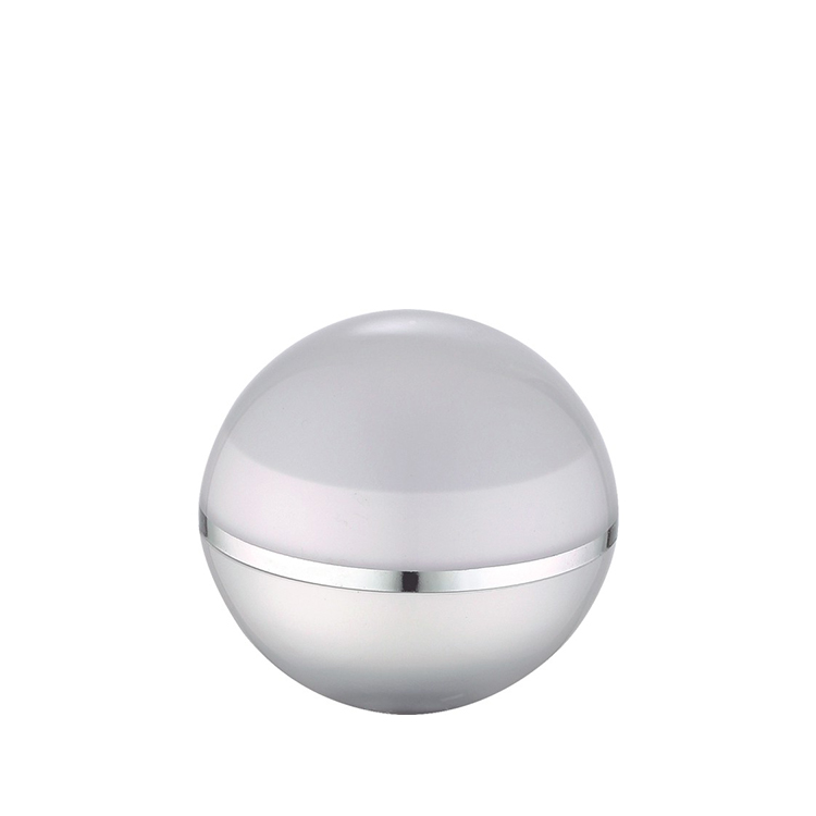 egg ball shape cosmetic acrylic cream jar 5g 15g 30g 50g lip balm container