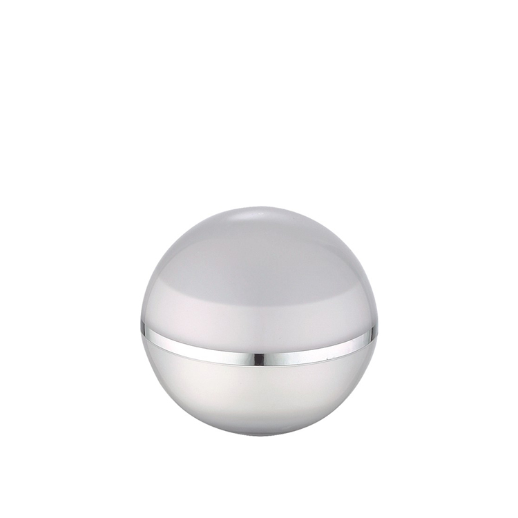 egg ball shape cosmetic acrylic cream jar 5g 15g 30g 50g lip balm container