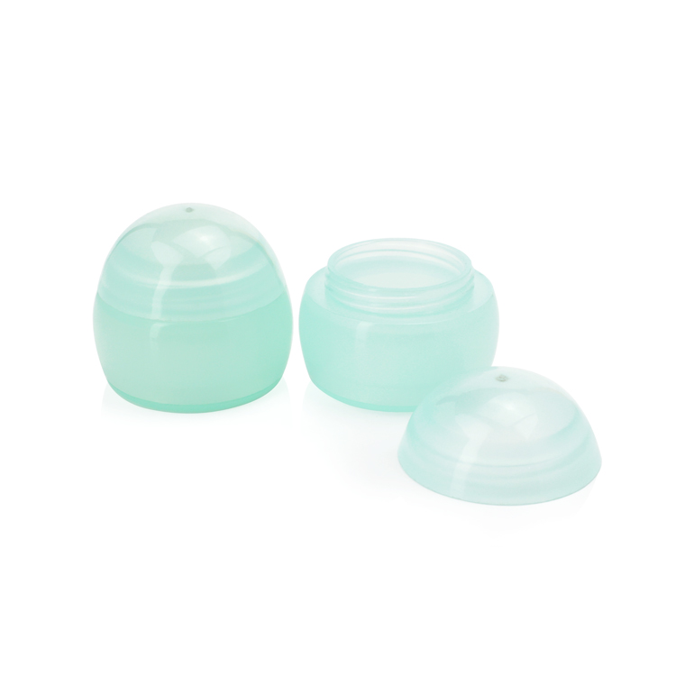 egg shape pet cream jar 3ml 3g cismetic cream ball jar exclusive cream jar mini container