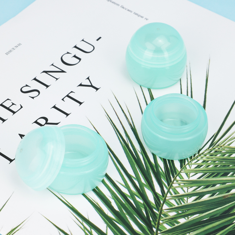 egg shape pet cream jar 3ml 3g cismetic cream ball jar exclusive cream jar mini container